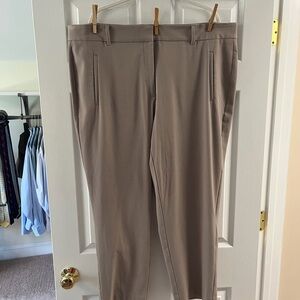 Rafaella Taupe Flat-Front Chinos for Men